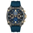 Police Multifunction Blue Dial Blue Color Silicone Strap Watch For Men - image number 0
