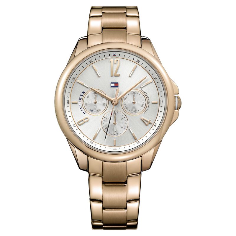 Tommy Hilfiger Quartz Multifunction White Dial Stainless Steel Strap Watch for Women