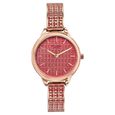 Poze By Sonata Quartz Analog Pink Dial Two Toned Metal Strap Watch For Women - image number 1