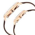 Titan Bandhan White Dial Quartz Multifunction Leather Strap watch for Couple - image number 3