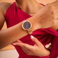 Fastrack Vyb Diva Quartz Analog Purple Dial Metal Strap Watch For Girls - image number 7