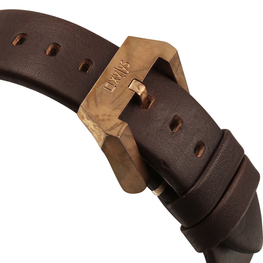 Buy Online Xylys Swiss Automatic Brown Dial Brown Leather Strap