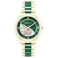 Kenneth Cole Automatic Automatic Green Mother of Pearl Dial Golden Ceramic Strap Watch For Women - image number 0