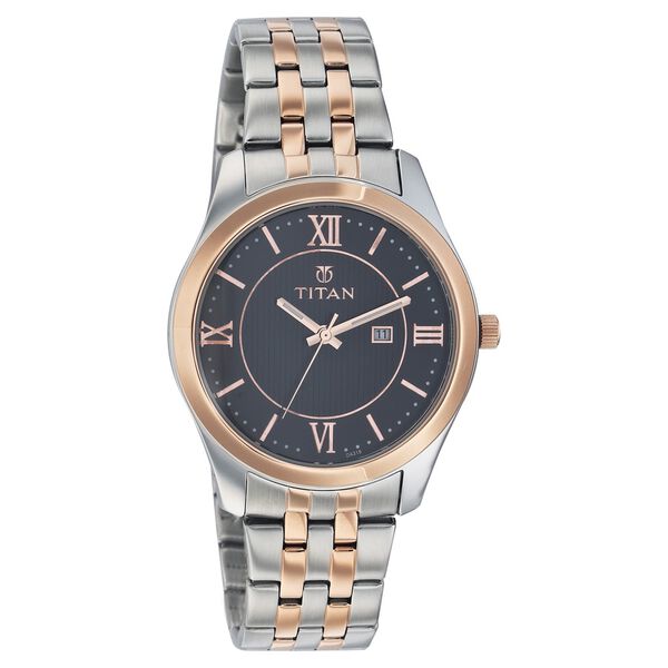 Titan Quartz Analog with Date Black Dial Watch for Men - image number 0