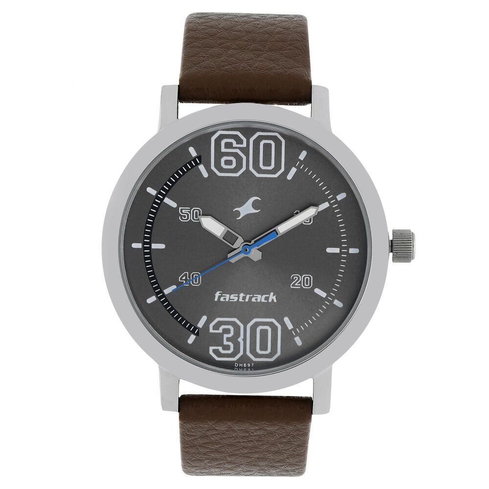 Fastrack grey sales analog watch