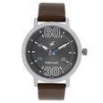 Fastrack Fundamentals Quartz Analog Blue Dial Stainless Steel Strap Watch for Guys