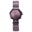 Glitz Purple Dial Metal & Plastic Strap Watch for Women - image number 1