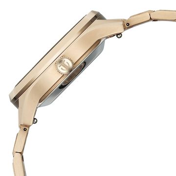 Titan Astral Concealed Automatic Analog with Silver White Dial Carnation Gold Stainless Steel Strap Watch for Men