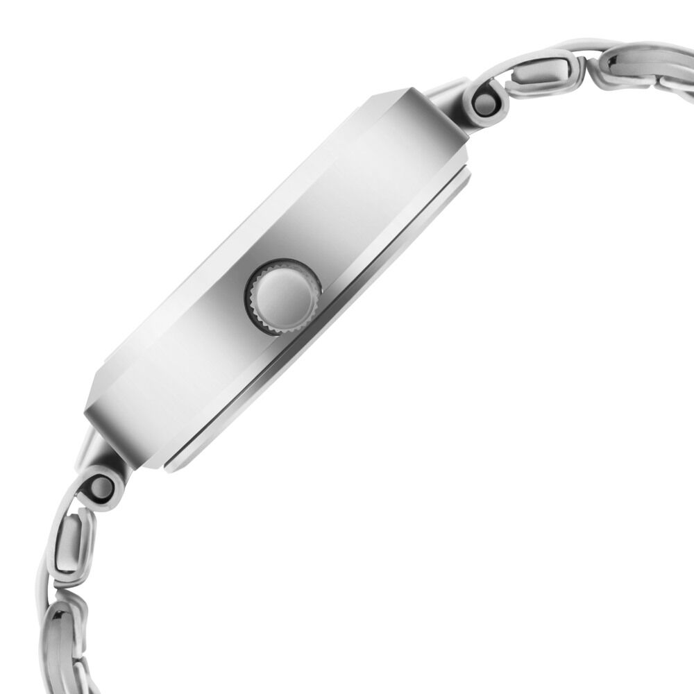 Silver dial silver stainless steel strap watch best sale