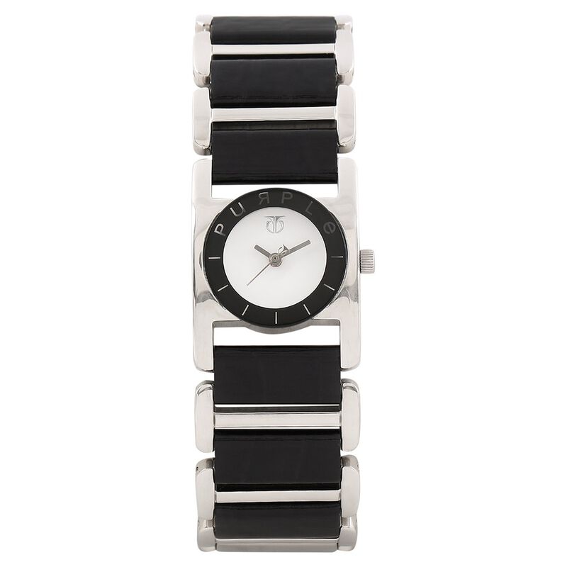 Titan Quartz Analog White Dial Watch for Women