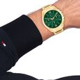 Tommy Hilfiger Quartz Multifunction Green Dial Golden Stainless Steel Strap Watch For Men - image number 4