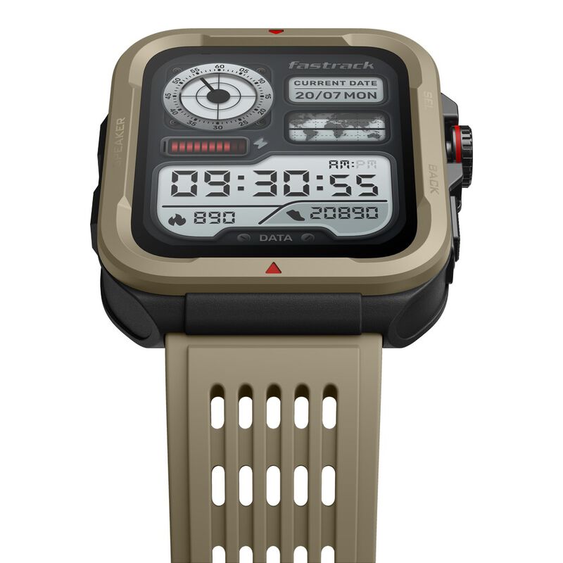 Fastrack Active with 1.83" UltraVU HD Display and Functional Crown Rugged Smartwatch with AI Coach - image number 2