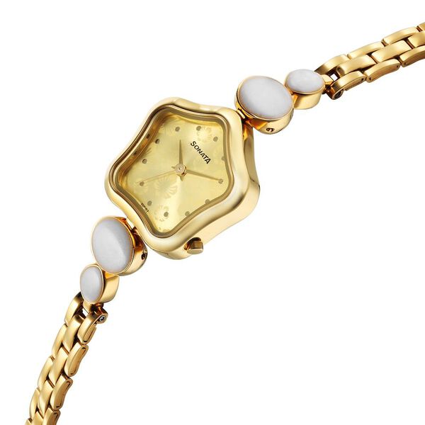 Sonata Utsav Champagne Dial Watch for Women - image number 2