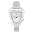 Fastrack Quartz Analog Black Dial Leather Strap Watch for Girls