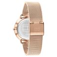 Tommy Hilfiger Quartz Multifunction Brown Dial Rose Gold Stainless Steel Strap Watch For Women - image number 2