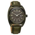 Titan Tonneau Analog with Date and Green Dial Green Leather Strap Watch for Men - image number 2