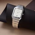 Titan Analog with Date Golden Dial Metal Strap watch for Men