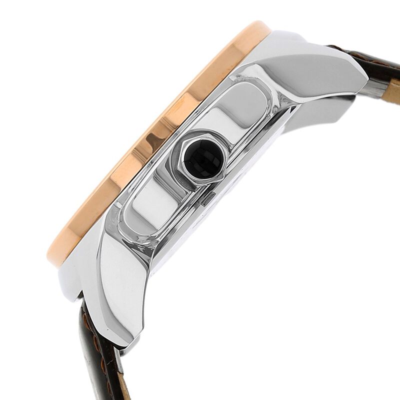Titan Quartz Analog White Dial Leather Strap Watch for Men - image number 2