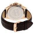 Tommy Hilfiger Quartz Chronograph White Dial Leather Strap Watch for Men - image number 3