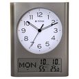 Titan Ana Digi Wall Clock - Modern Minimalist Dial and Grey LCD Panel Black Hands and Indices Decorative Wall Decor - image number 1