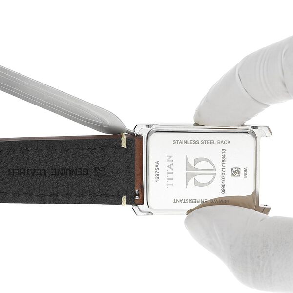 24 mm Brown Genuine Leather Straps for Men - image number 6