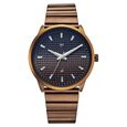 Vyb Arcane By Fastrack Quartz Analog Two Toned Dial Brown Stainless Steel Strap Watch For Guys - image number 0
