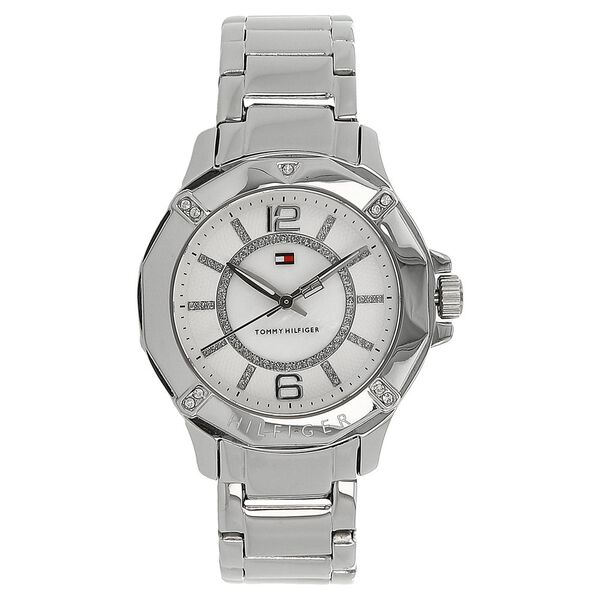 Tommy Hilfiger Quartz Analog White Dial Bimetal Strap Watch for Women - image number 0