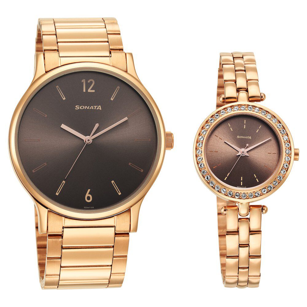 Titan sonata top couple watches