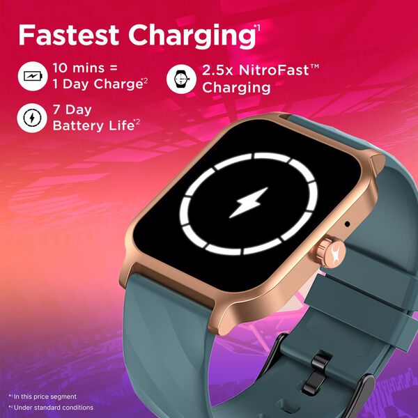 Fastrack Revoltt FS1 Smart Watch 1.85'' UltraVU Display Blazing Fast UI Working Crown IP68 Upto 5 Days Battery - image number 3