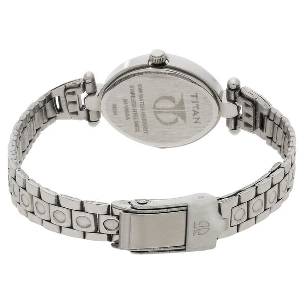 Titan Quartz Analog Pink Dial Stainless Steel Strap Watch for Women - image number 3