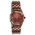 Poze By Sonata Quartz Analog Brown Dial Brown Metal Strap Watch For Women - image number 2