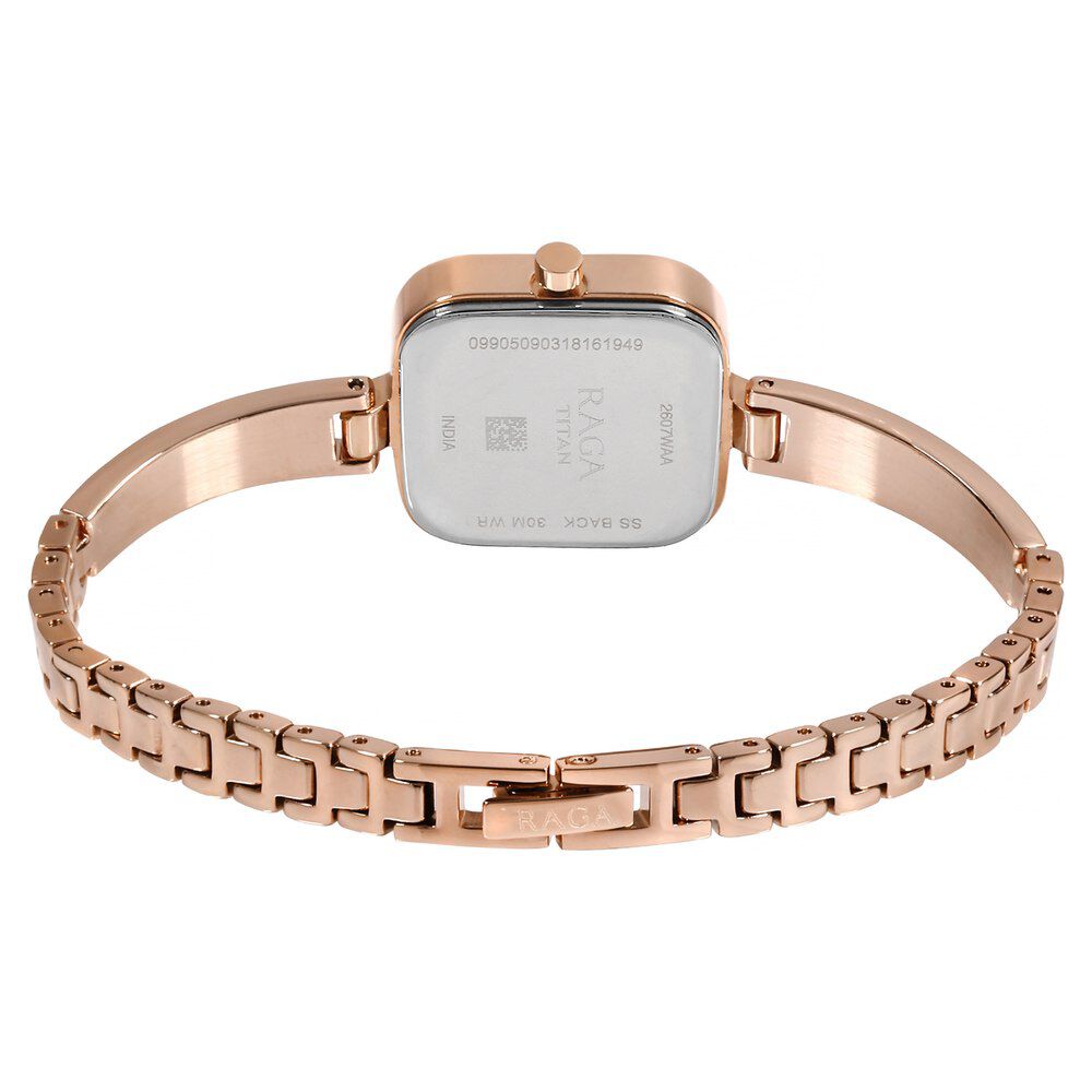 Buy Online Titan Raga Viva Rose Gold Dial Women Watch With Metal