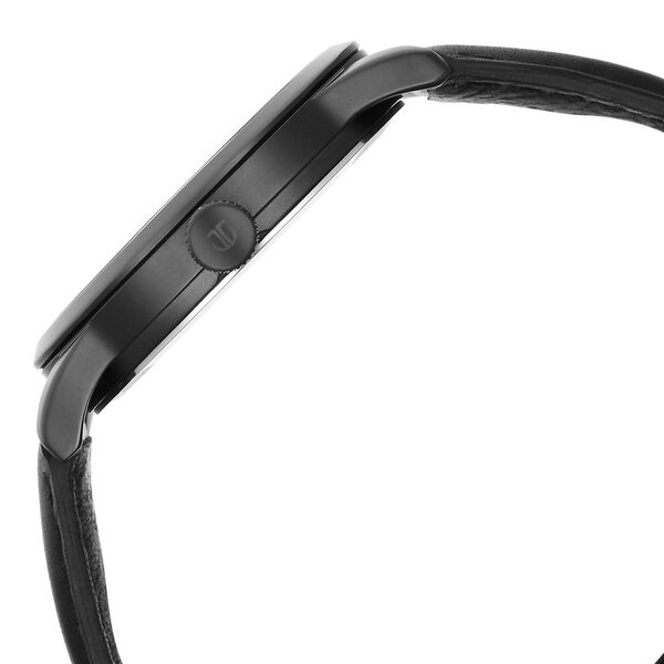 Titan Octane Quartz Analog with Date Black Dial With Black Leather Strap Watch For Men - image number 3