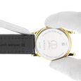 22 mm Black Genuine Leather Straps for Men - image number 6