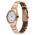 Titan Glamour Quartz Analog with Date Silver Dial Rose Gold Stainless Steel Strap Watch For Women - image number 2