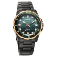 Titan Zero Hour Diver's 100m Analog with Blue Dial Black Stainless Steel Strap Watch for Men - image number 1
