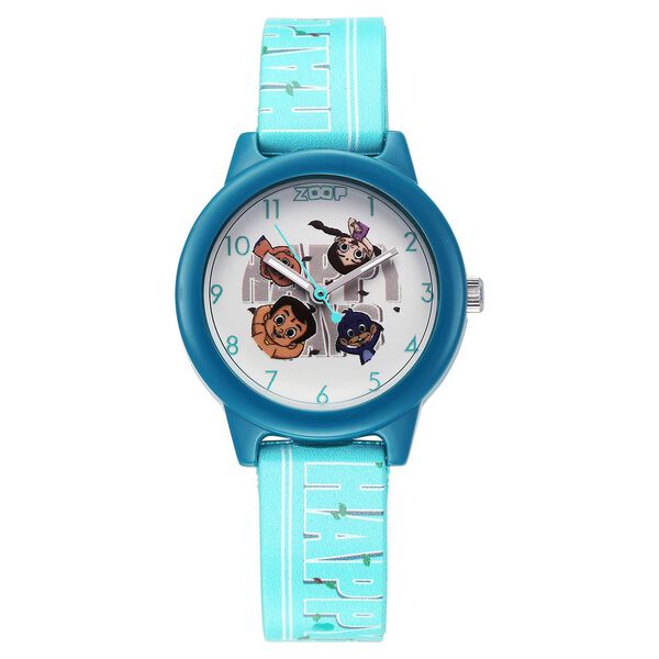Zoop Chhota Bheem Analog Watch with White Dial & Turquoise Strap for Boys Girls Kids, from House of Titan - image number 0