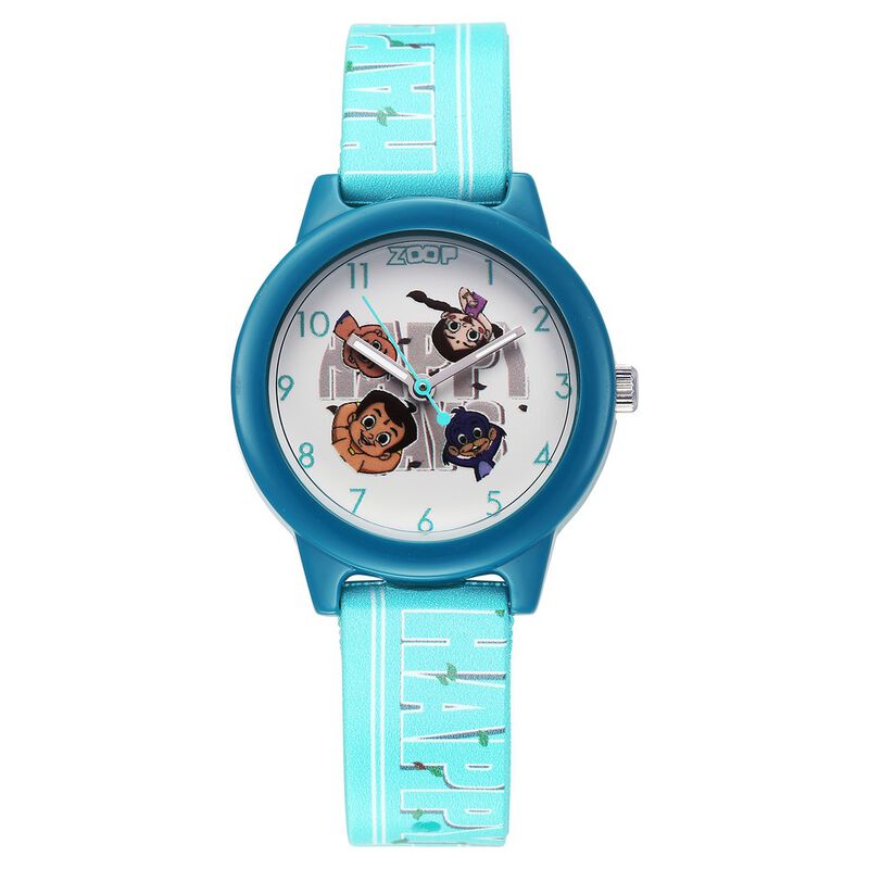 Zoop Chhota Bheem Analog Watch with White Dial Turquoise Strap for Boys  Girls Kids, from House of Titan