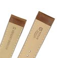 22 mm Brown Genuine Leather Straps for Men - image number 4