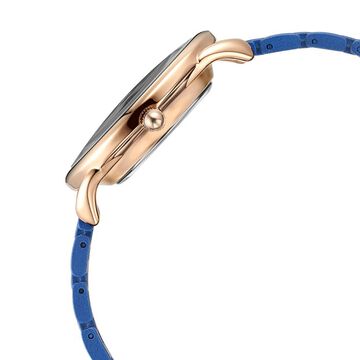 Fastrack Vyb Charmer Quartz Analog Blue Dial Stainless Steel Strap Watch for Girls