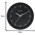 Titan Contemporary Black Wall Clock with Silent Sweep Technology 30 cm x 30 cm (Medium) - image number 4