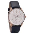 Kenneth Cole Quartz Multifunction Silver Dial Leather Strap Watch for Men - image number 1