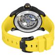 Police Quartz Analog Grey Dial Yellow Silicone Strap Watch For Men - image number 3