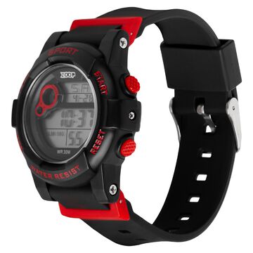 Zoop Digital Watch with Black Case, Digital Dial & Black Strap for Boys Kids, from House of Titan