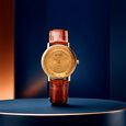 Titan Nebula Vintage 18k Gold Analog Leather Strap Watch for Men - image number 4