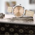 Titan Memento Blue Dial Analog Leather Strap Watch for Women