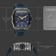 SF Maiden Voyage Sport Watch Blue dial And Strap Tonneau Shaped Case with Multifunction movement - image number 3