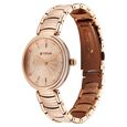 Titan Aura Quartz Analog Rose Gold Dial Rose Gold Stainless Steel Strap Watch for Women - image number 2