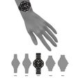Anne Klein Quartz Analog Black Dial Ceramic Strap Watch For Women - image number 3