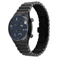 Titan Micromotors Analog with Date and Sun-Moon Sub-Dial and Blue Dial Black Stainless Steel Strap Watch for Men - image number 4